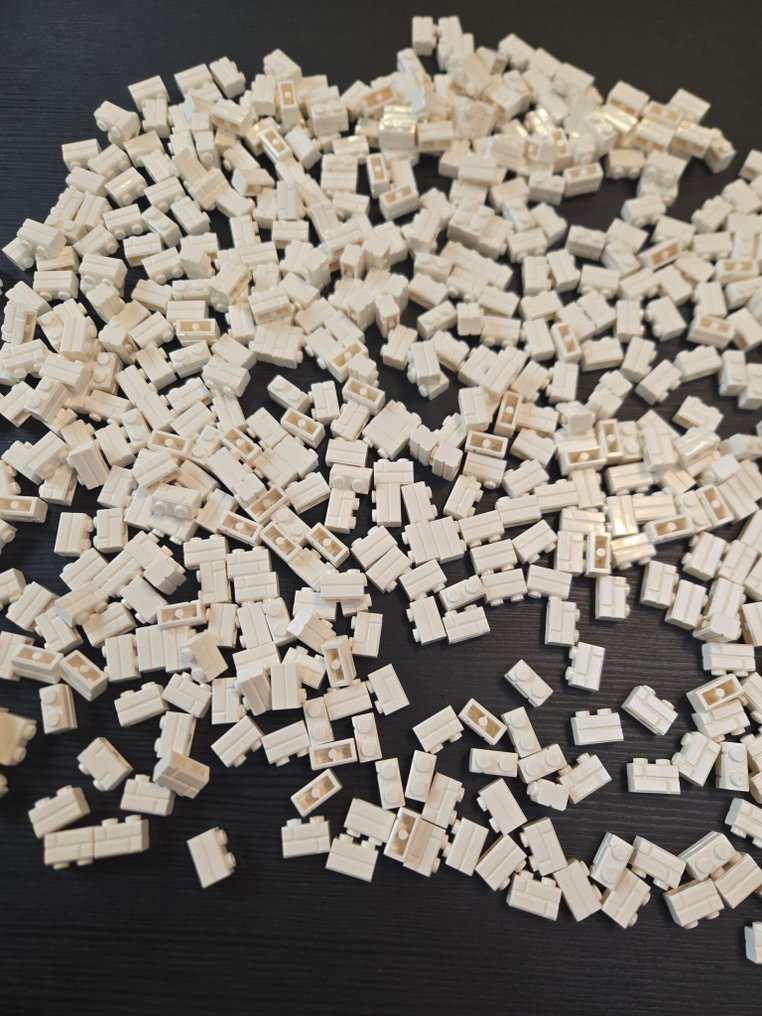 LEGO - 玩具 New Brick Modified 1 x 2 with Masonry Profile White 500pcs #3.2