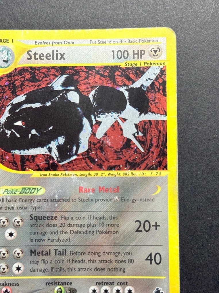 Pokémon - 1 Card - Steelix Holo H29/H32 - Skyridge - ENG - WOTC #2.1