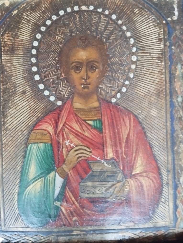Icon - Panteleimon - Wood #2.1