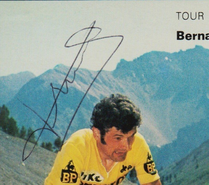 環法單車賽 - Bernard Thevenet - 1975 - 签名卡片  #2.1