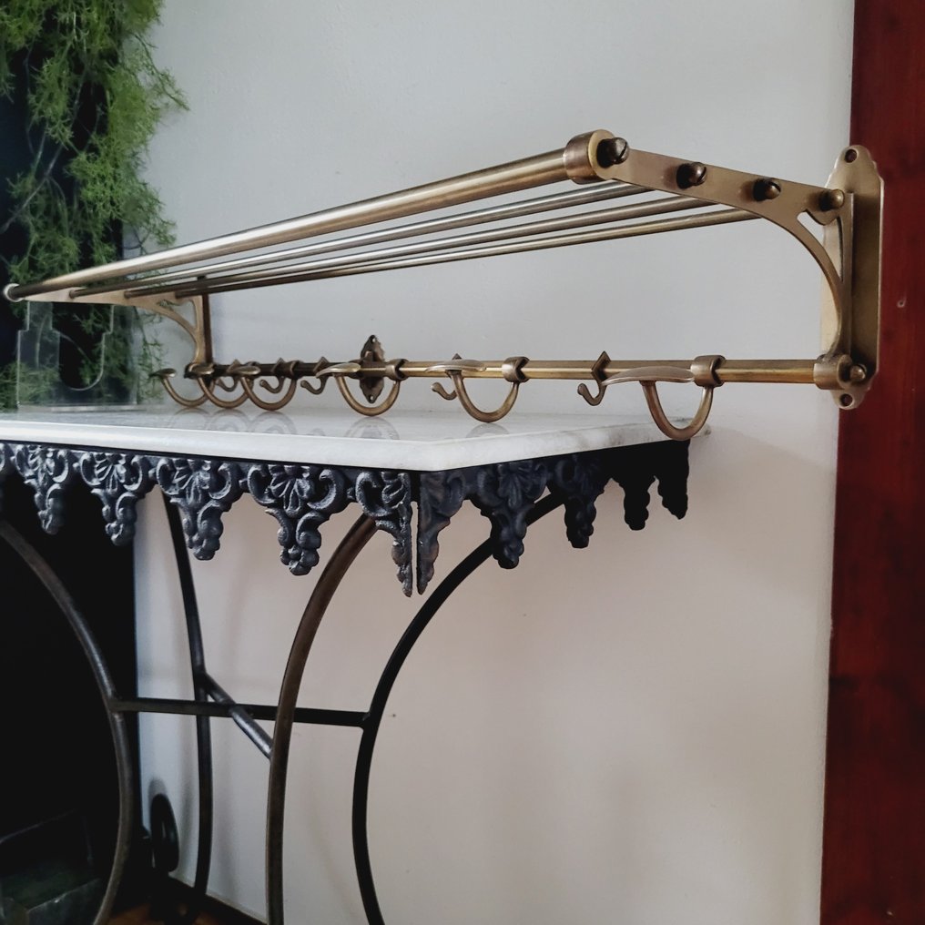 Art Deco, Barlington, Wandkapstop, 1960 - Κρεμάστρα παλτό - Ορείχαλκος #4.3