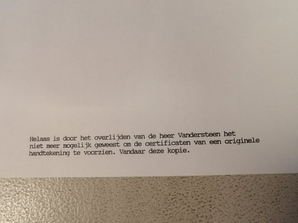 Suske en Wiske - Het Spaanse spook - luxe sc Dirk Vermeire uitgave - met kopie handtekening Vandersteen - 1 x 豪华版 - 第一版 - 1990 #2.1