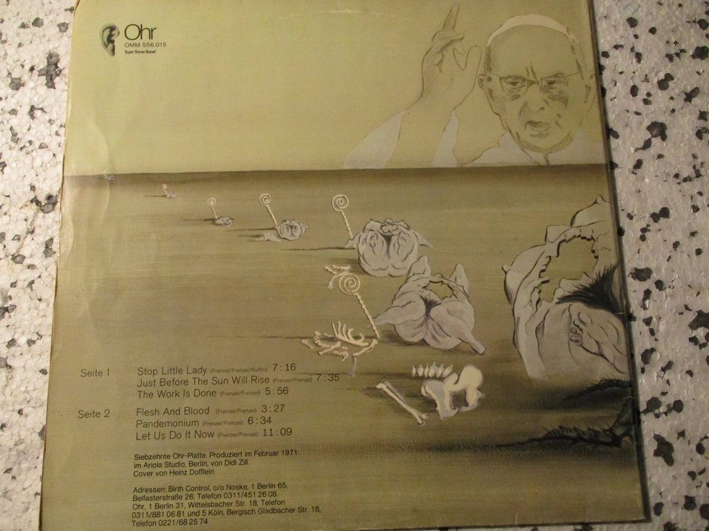 Birth Control - Operation & Backdoor Possibilities - 多个标题 - LP 专辑（多件品） - 1st Pressing - 1973 #4.3