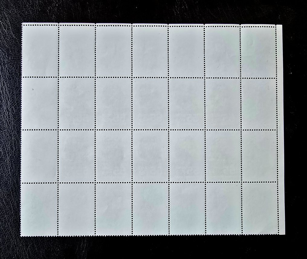 荷蘭 1972 - 完整的列车邮票/铁路邮票，55分，荷兰铁路公司，1972年。 #1.0