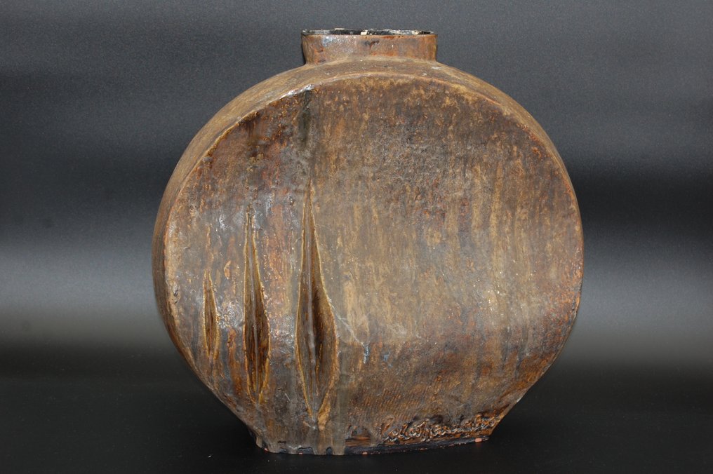 42cm x 40cm x 18cm - Helmut Schäffenacker - Βάζο  - Κεραμικό - XL μορφή δίσκου #3.2