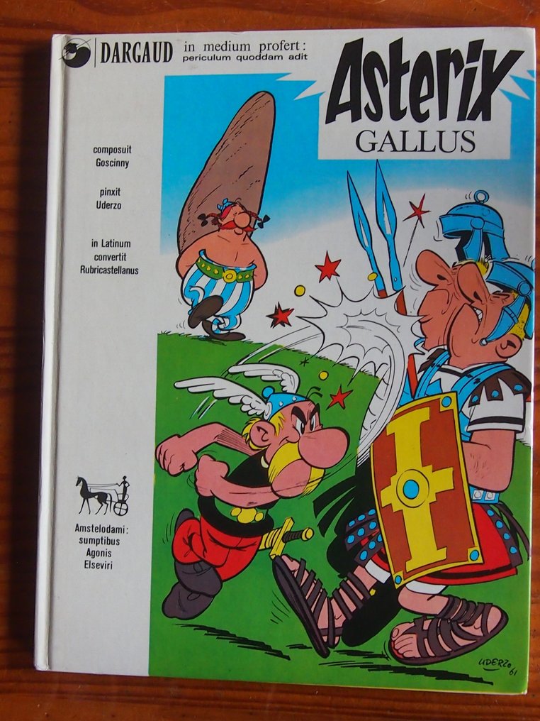 Asterix 1 en 4 - Asterix Gallus, Gladiator - 2 Album - Ensipainos - 1973/1974 #1.0
