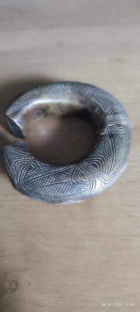 Στολίδι καρπού - Κεντροαφρικανική Δημοκρατία - Αρχαίο βραχιόλι σκλάβων (χωρίς τιμή ασφαλείας) #2.1