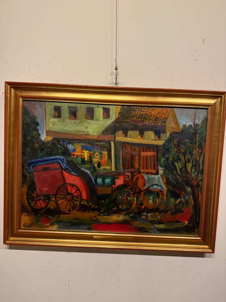 Alfredo Zanellato (1931-2021) - Carrozza con Cavallo #2.1