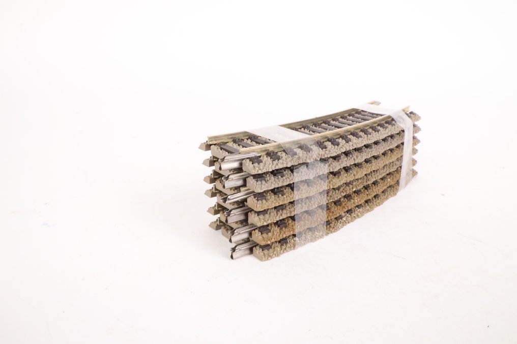 Fleischmann H0 - 6101/02/22 - Machetă tren cu șine (39) - Piese de șine profilate drepte și curbate #4.3