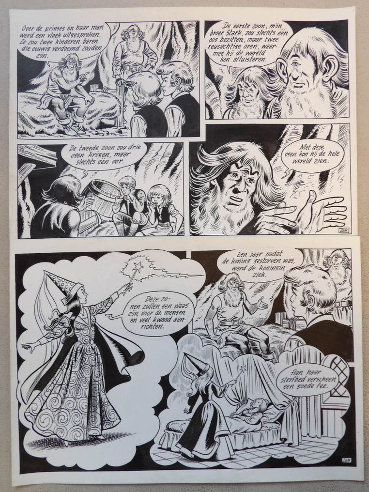 Broeckx, Jeff - Originele pagina Dag en Heidi 11 - De Kristallen Waterval - p.26 - 1 x 原始页面 - 1984 #1.0