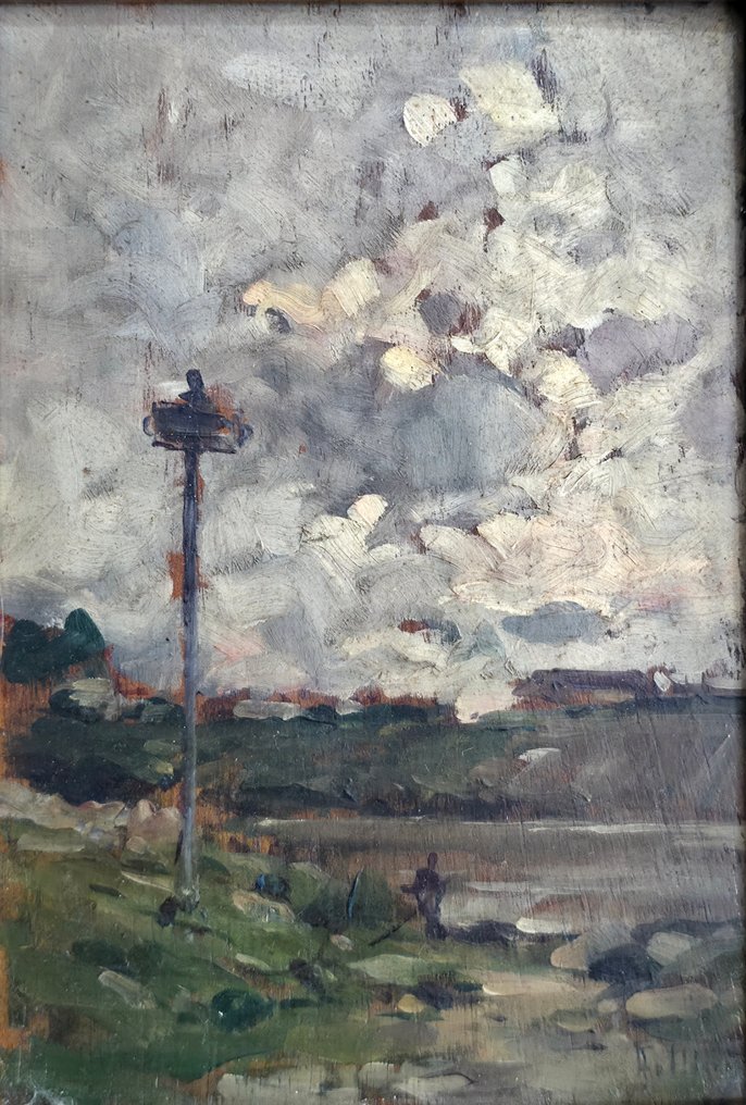 Carlo Follini (1848-1938) - Paesaggio #1.0