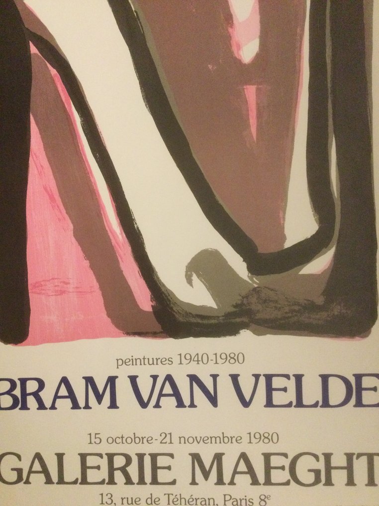 Bram van Velde - Mostra di Bram van Velde - Années 1980 #3.2
