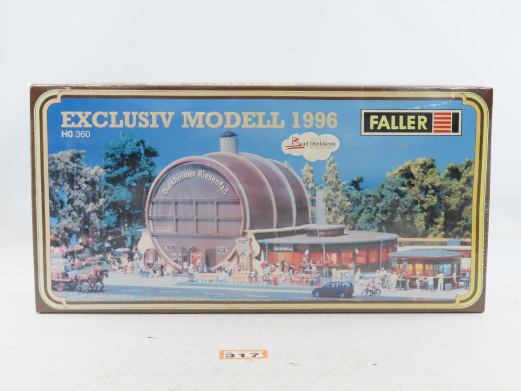 Faller H0 - Exclusiv Modell 360 - 模型火車建造工具 (1) - 1996年Dürkheim的独家型号，配有巨大的阴茎和运动的上部，以及证书。 #2.1