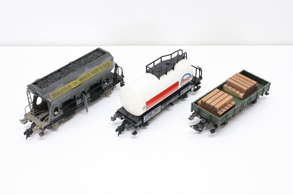 Märklin H0 - Carrozza passeggeri di modellini di treni (8) - Marklin 8 carri merci #3.2