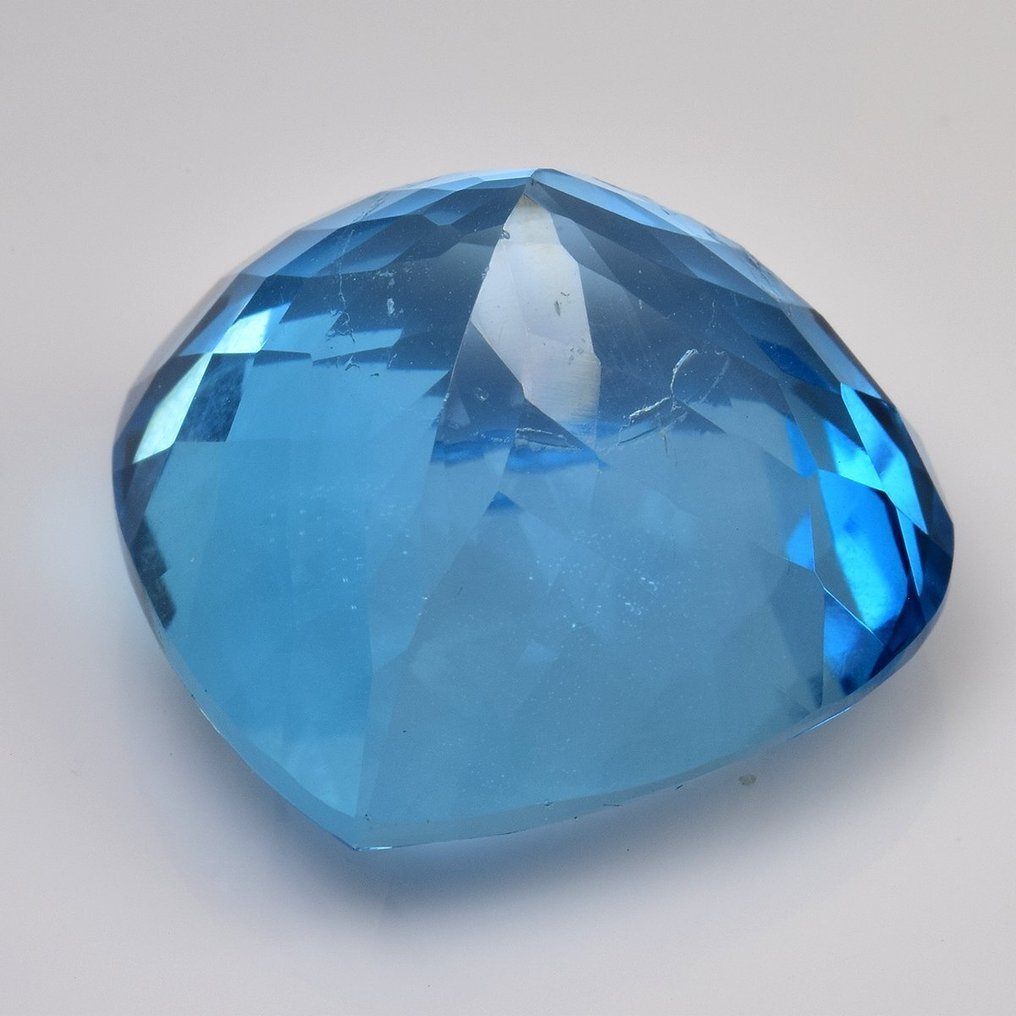 1 pcs  蓝色 黄宝石  - 45.30 ct - 安特卫普宝石检测实验室（ALGT） - 瑞士蓝 #2.1