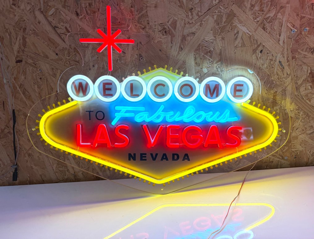Las Vegas - Neonfény jel - Plexiglass #1.0