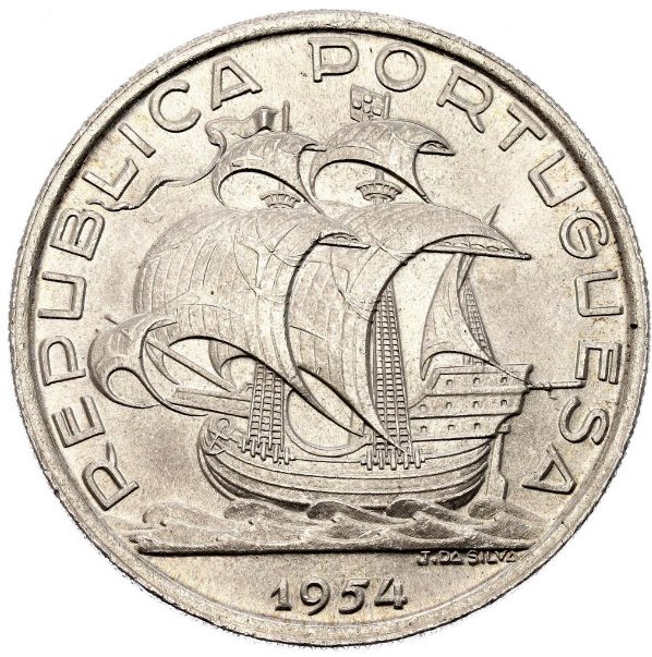 Portugal. 10 escudos 1954 - NGC MS66 #2.1