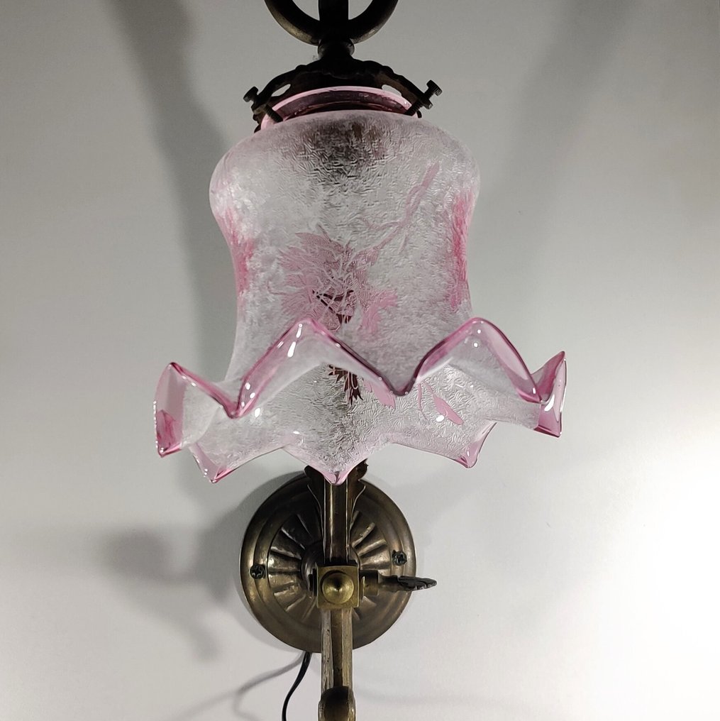 Baccarat - Lâmpada - 2 luminárias de parede - Metal e vidro #1.0