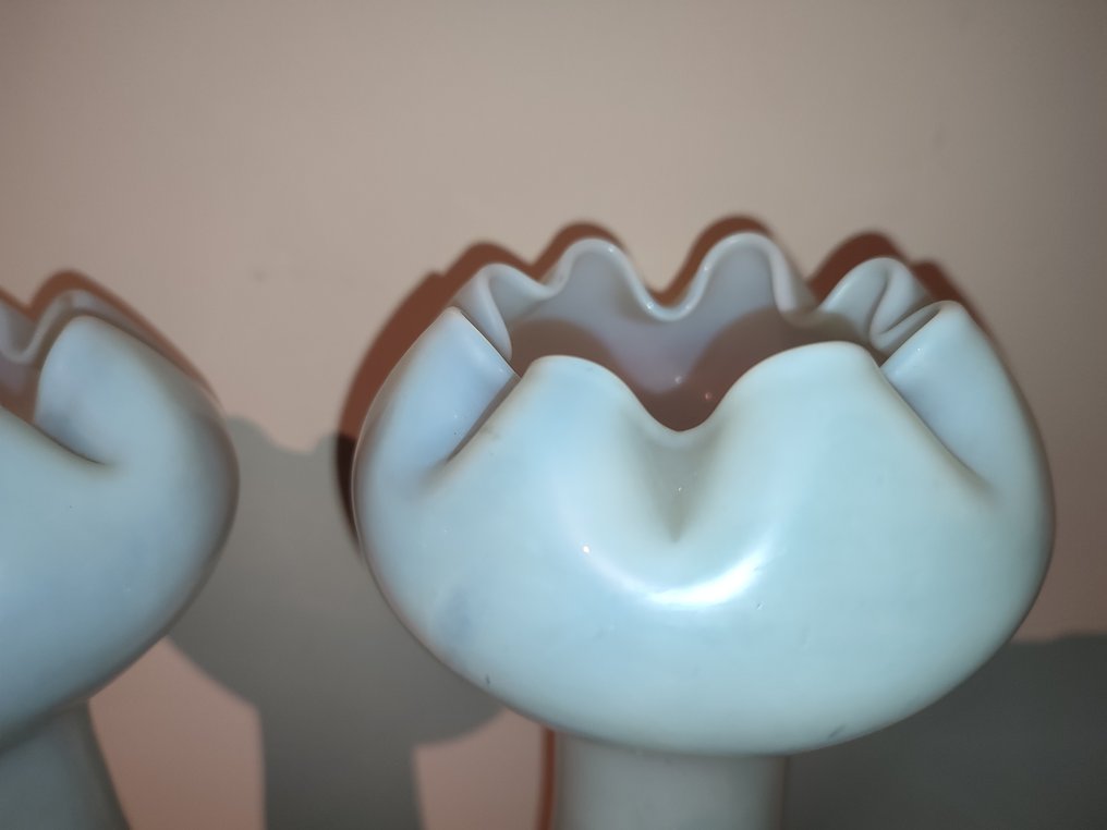 Wilhelm Kralik Sohn - Vase -  hyacint  - Verre - Une paire de grands vases pour hyacinthes #4.3