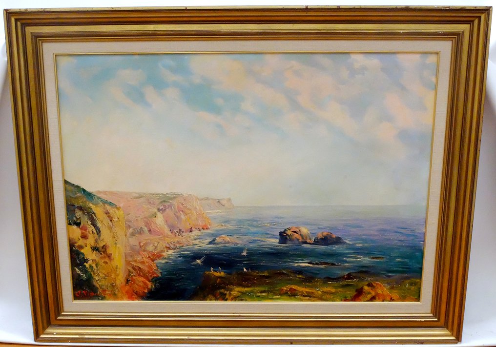 Cesar Vignetta (1892-??) - Marina (Costa del Perú) #1.0