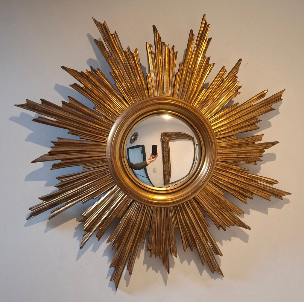 Deknudt - 镜子  - 木 - 镜面太阳 70cm 木 #1.0