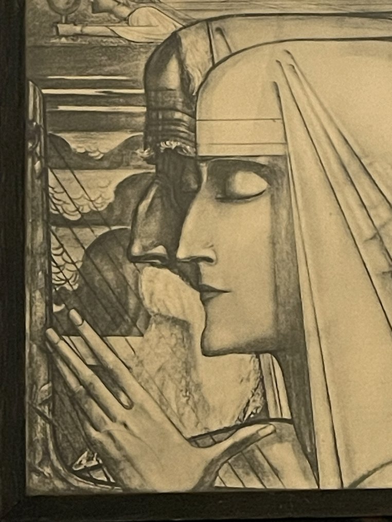 Jan Toorop (1858-1928) - Sanctus en Madonna #1.0