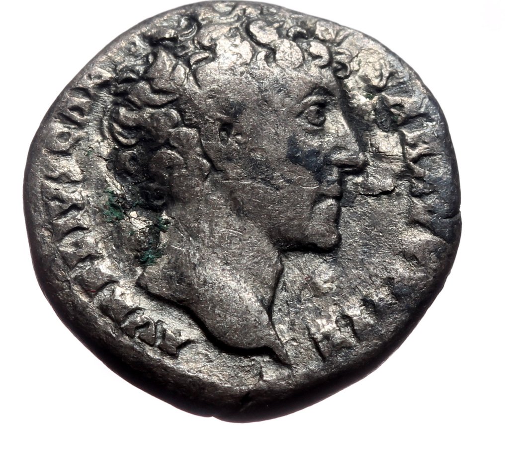 罗马帝国. Marcus Aurelius (AD 161-180). Denarius Young portrait of Marcus  (没有保留价) #1.0