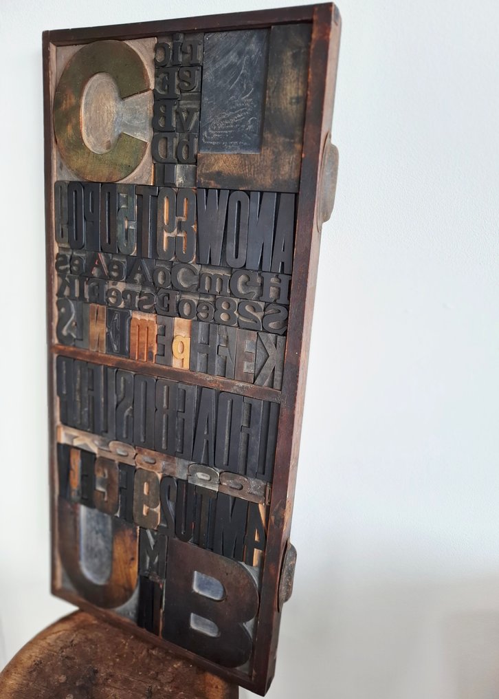 Μπλοκ εκτύπωσης (90) - Ολλανδία - Letterbak drukletters #3.2