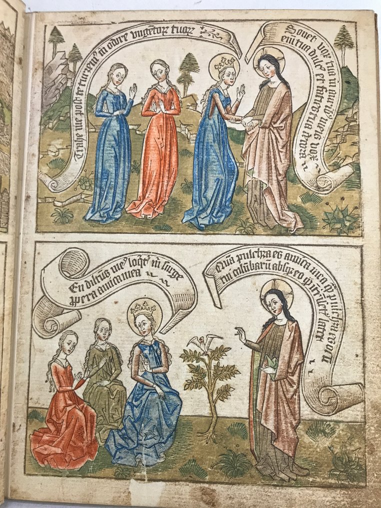 [Fac-similé du manuscrit de 1465] - Canticum canticorum : Societatis in honorem Marées pictoris conditae opus tricesimum quartum - 1922 #1.0