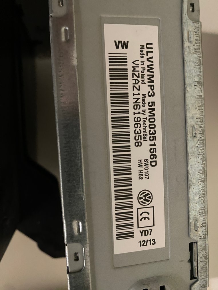 Volkswagen - ULVWMP3 5M0035156D Bilradio #1.0