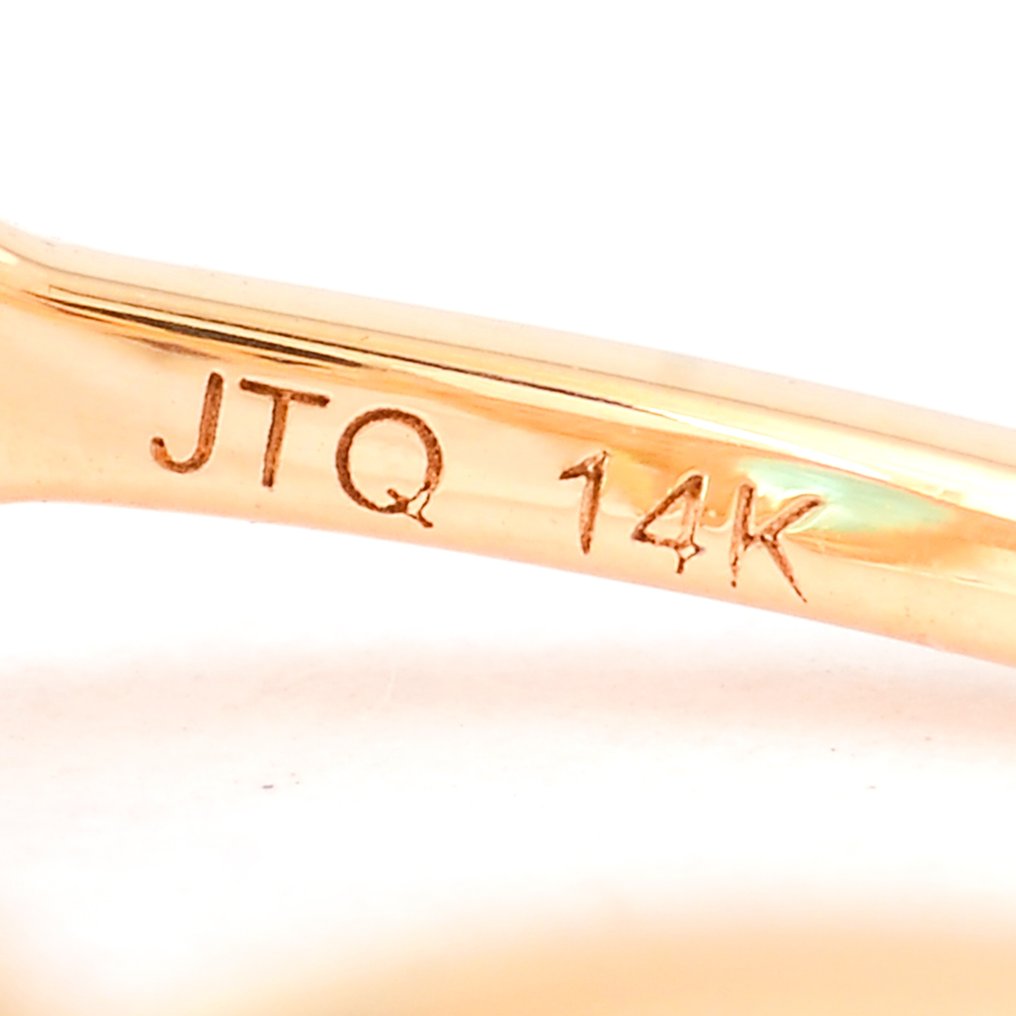 Ingen reservasjonspris - Ring - 14 karat Gull - 1.06ct. tw. Smaragd - Diamant #4.3