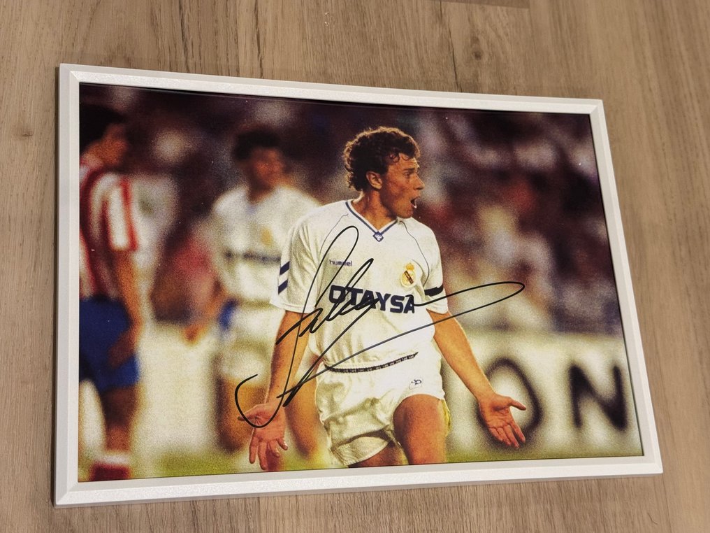 皇家马德里 - 西班牙足球联盟 - Emilio Butragueño - 照片, 装裱  #1.0