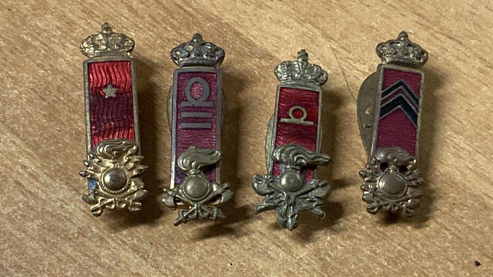 義大利 - 军事天才 - 排名徽章 - Distintivi di grado Regio Esercito Italiano - 20世紀中期（二戰期） #4.3