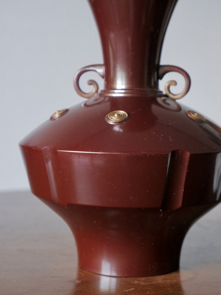 Jarrón - Bronce - Japón - Florero de bronce  (Sin precio de reserva) #3.2