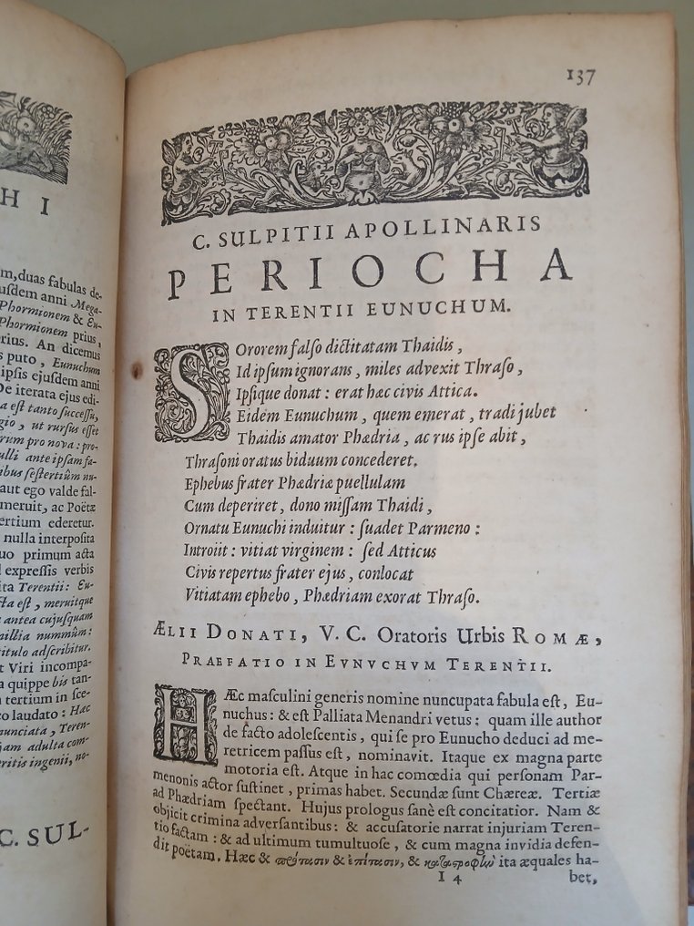 Publius Terentius Afer; Aelius Donatus - Publii Terentii Comoediae Sex - 1651 #4.3