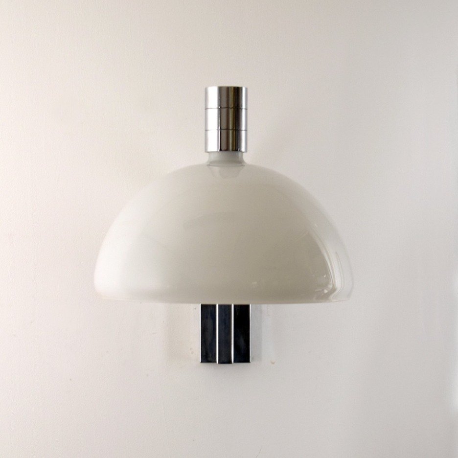 Sirrah - Franco Albini, Franca Helg - 壁突式照明 - AM/AS - 玻璃, 钢 #1.0