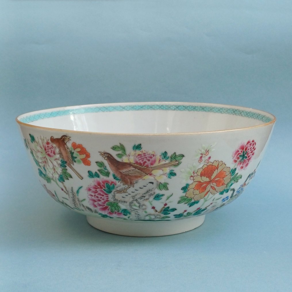 Μπολ - Famille Rose Punchkom - Πορσελάνη - Qianlong Punchbowl #1.0