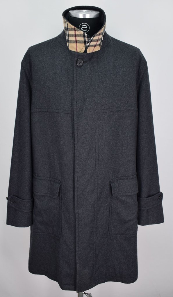 Burberry London Nova Check Lining Virgin Wool - Abrigo #1.0