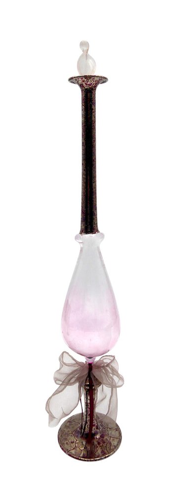 Θεματική συλλογή - Ζευγάρι μπουκαλιών μοντέλο Αμέθυστος «Maratea» από χειροποίητο Μουρανογυαλί, δεκαετία του 1970 #4.3