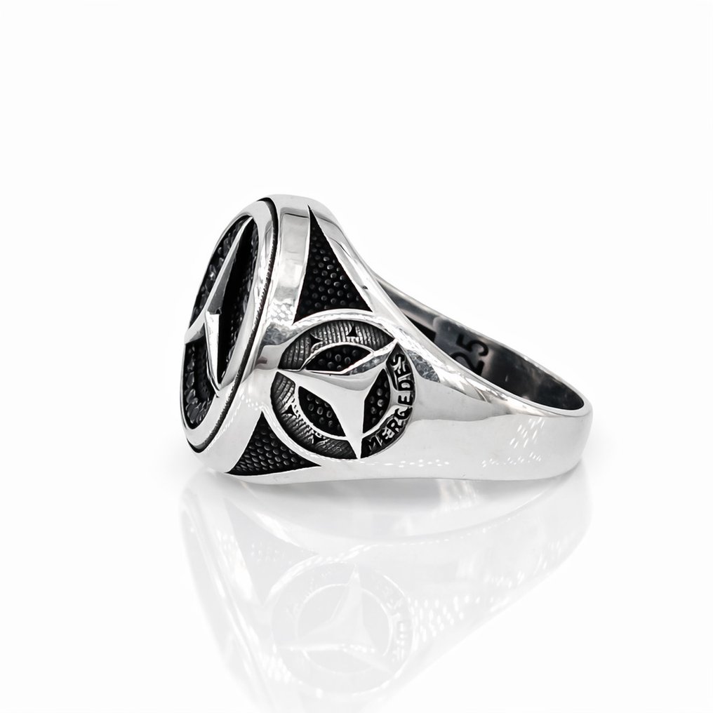 Argint - Inel - Mercedes Micro Design #3.2