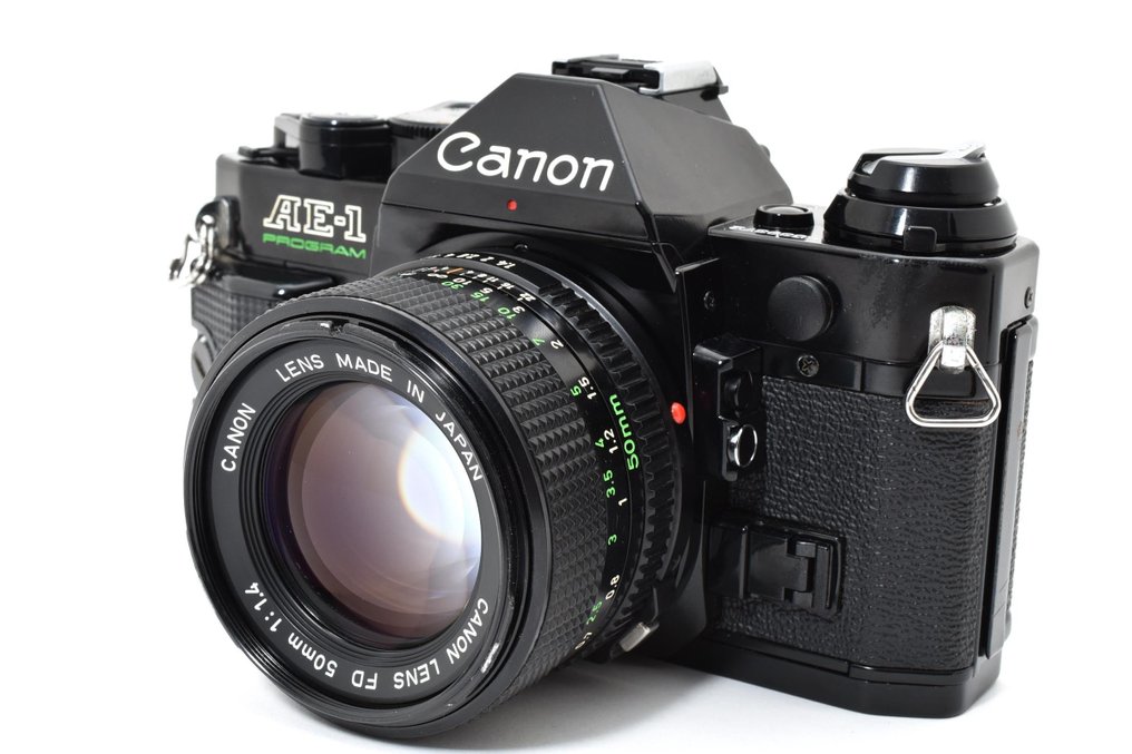Canon AE-1 Program black + New FD 1.4/50mm | Αντανακλαστική φωτογραφική μηχανή με μονό φακό (TLR) #1.0