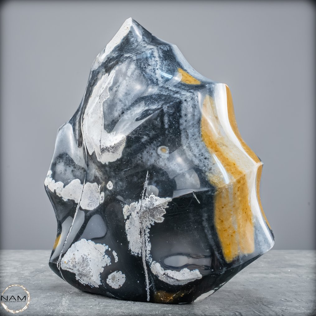 Nova descoberta! Jaspis natural raro - Chalcedony Flame- 2448.15 g #3.2