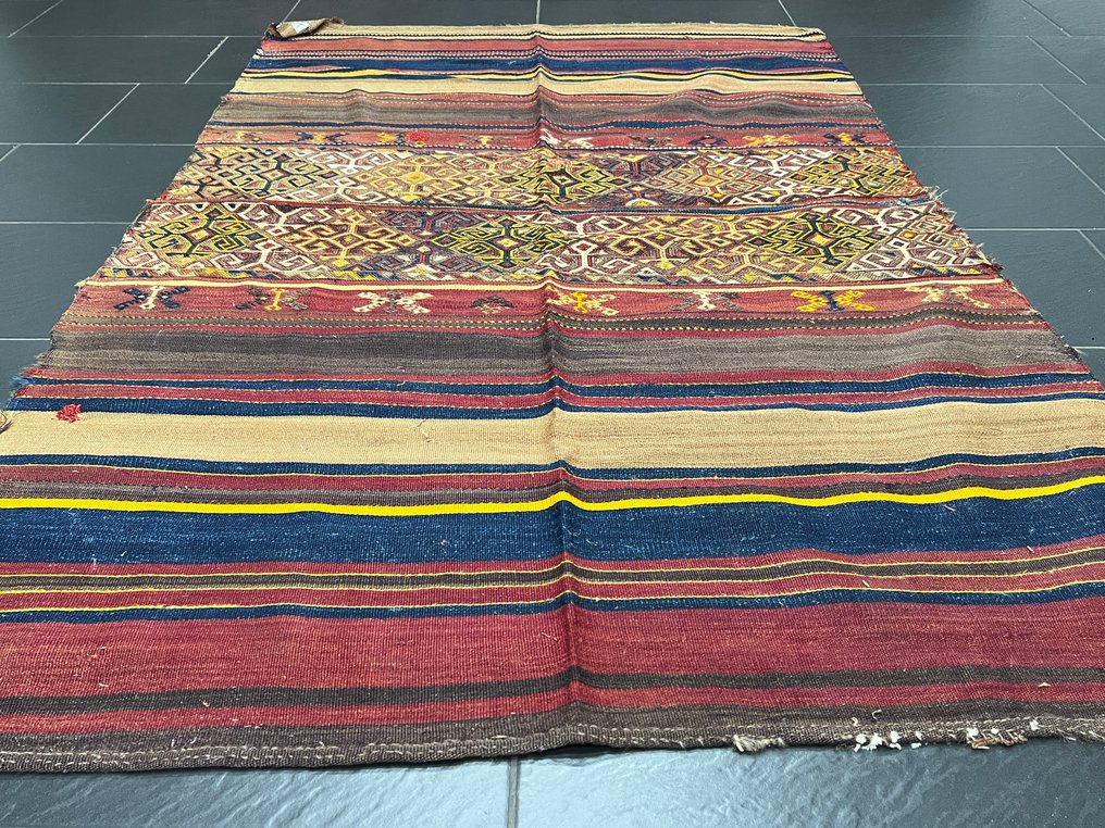 Αρχαίο Kazak Kelim - Χαλί - 185 cm - 125 cm #3.2