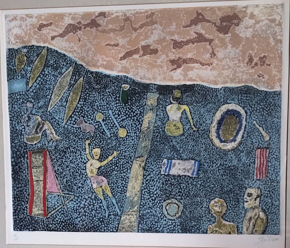 Franco Gentilini (1909-1981) - Figure sulla spiaggia #3.2