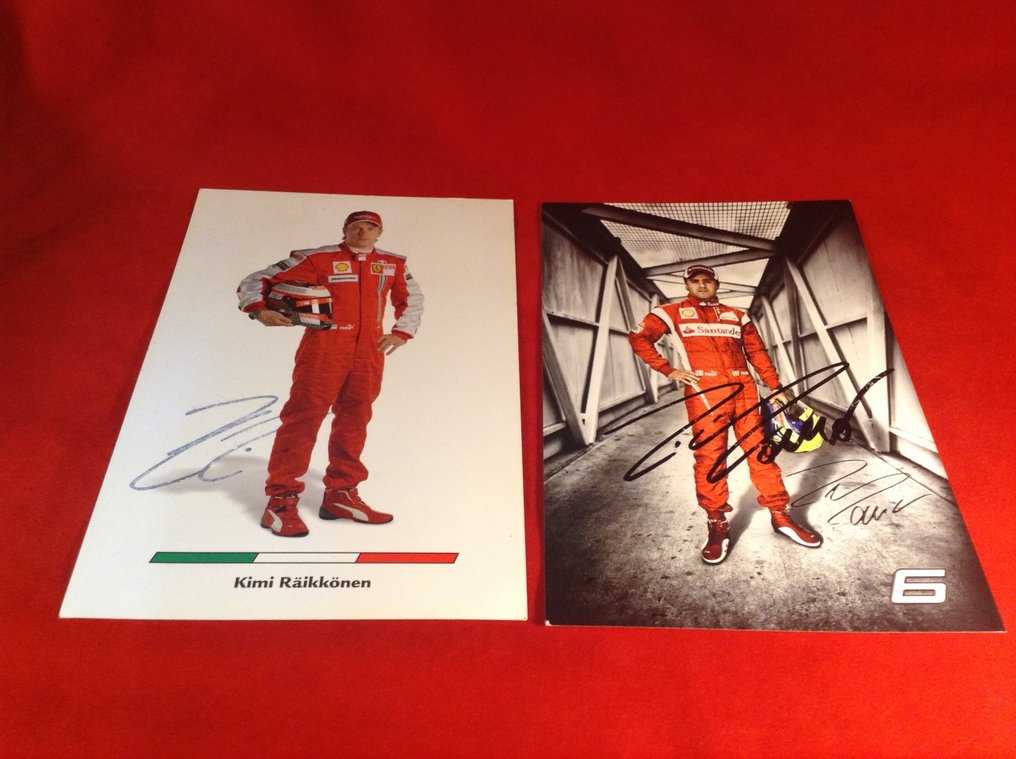 法拉利 - Formula One - Kimi Räikkönen 2009 - Felipe Massa 2011 - 2009 - 粉丝卡  #1.0