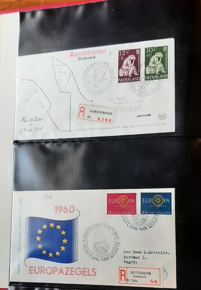 荷兰 1959/1998 - 396个FDC收藏，分为4册 - NVPH tussen E39 en E393a #3.2