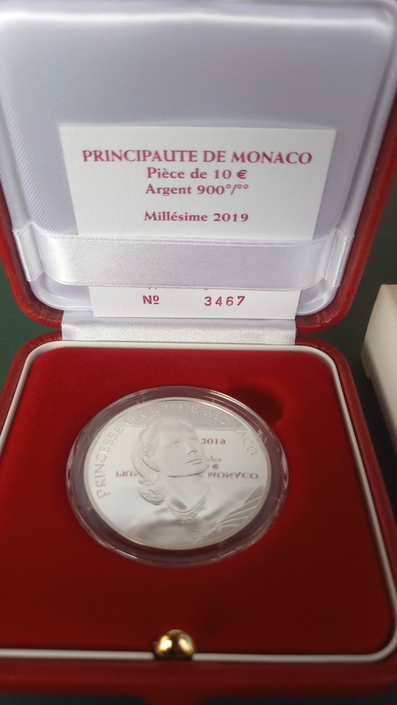 Μονακό. 10 Euro 2019 "Grace Kelly Proof" #1.0