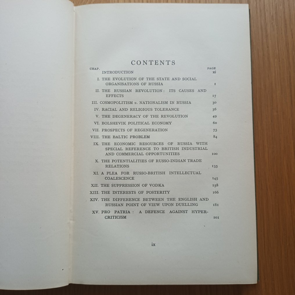 Alfons Heyking - Problems Confronting Russia - 1918 #2.1