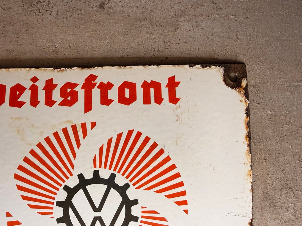 Semn emailat KDF Wagen - World War II - Placă de email - Smalț #4.3