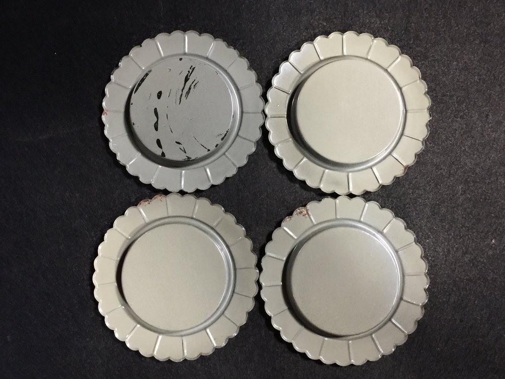 Japanese - Statue, Set of 20 / Japanese Vintage Sliding Fusuma Door Handle / Hikite Totte - 0 cm - Metal - 1970 #3.2